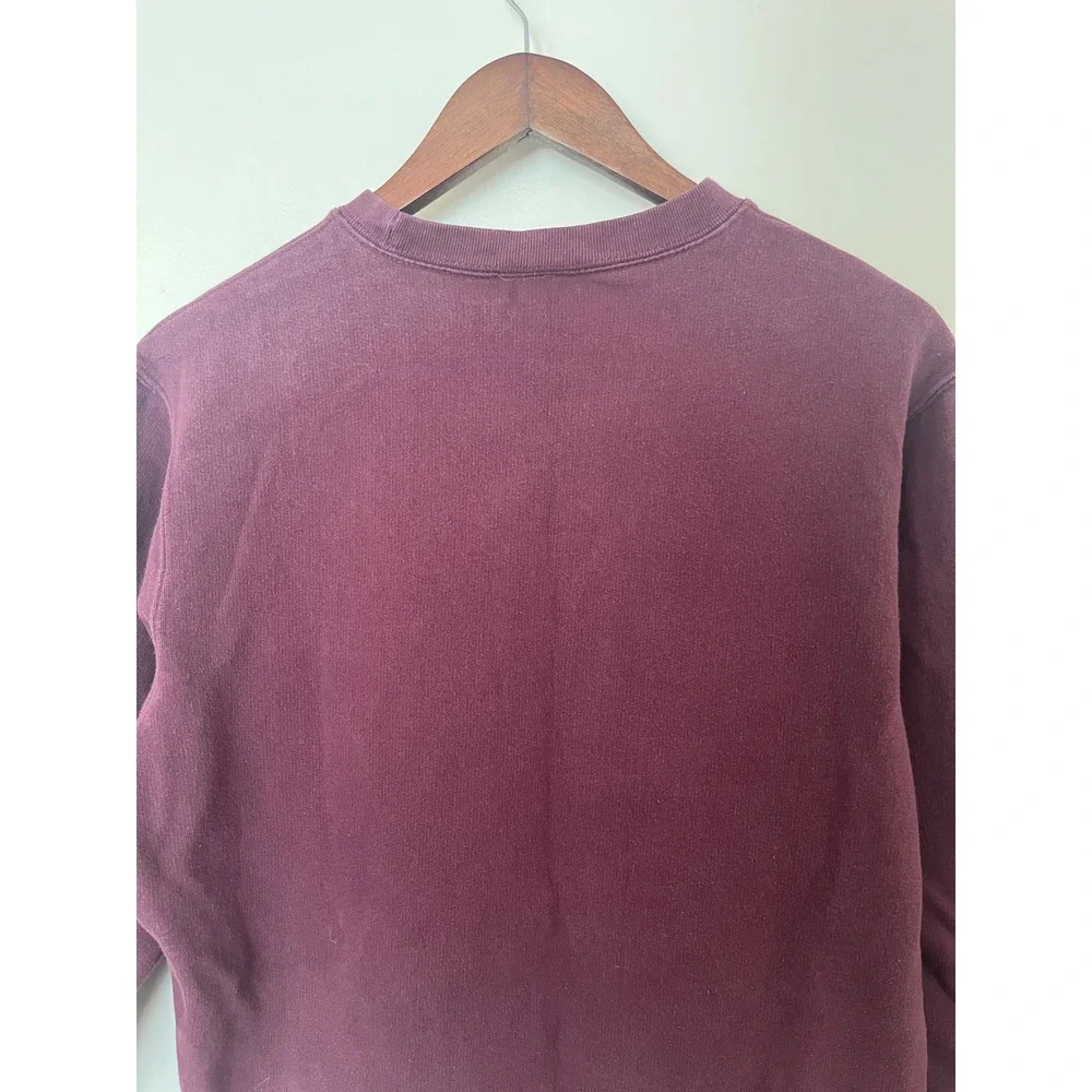 Levis Red Tab Burgundy Crewneck Sweatshirt Pullover Embroidered Logo‎ Medium